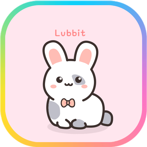 카카오톡 테마 - 러빗 토끼_짝눈얼룩이 logo