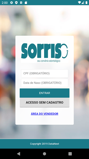 Android application SORRISO CONVÊNIO ODONTOLÓGICO screenshort