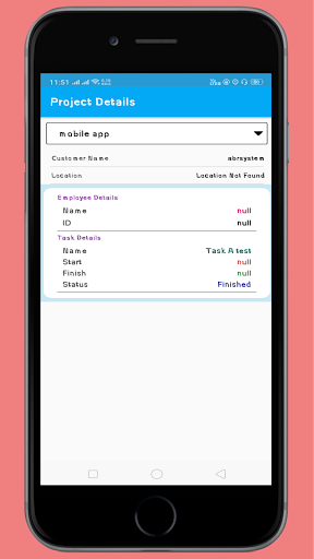 Timeinlive Log Screen 3