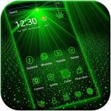 Laser light green tech Theme icon