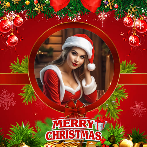 Christmas Photo Frame, Editor logo