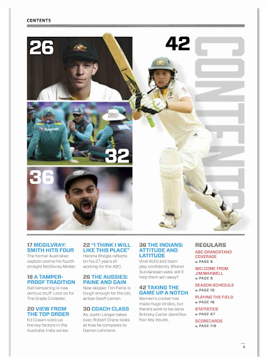 ABC Cricket Magazine Screen 2