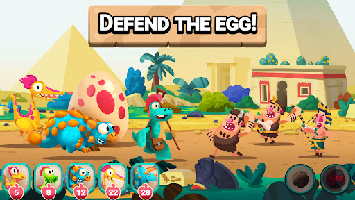 Android application Dino Bash: Travel Through Time screenshort