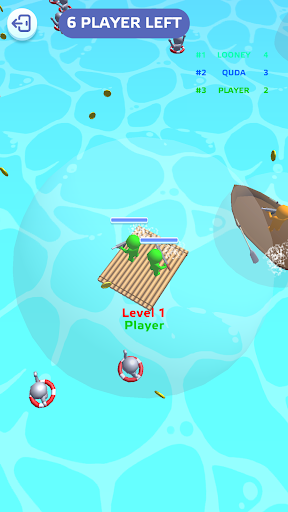 Android application Raft Sea Wars io screenshort