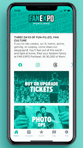 Android application FAN EXPO Portland screenshort