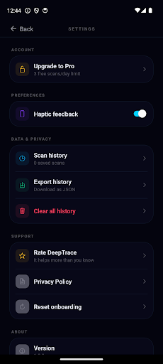 App screenshot