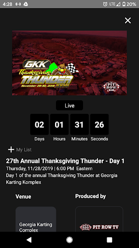 SPEED SPORT TV Screen 2