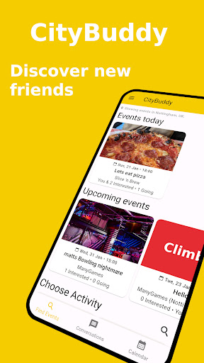 Android application CityBuddy screenshort