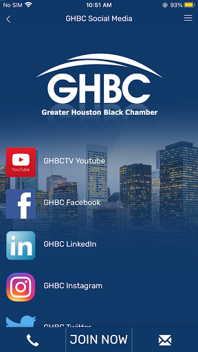 GHBC Mobile App Screen 3