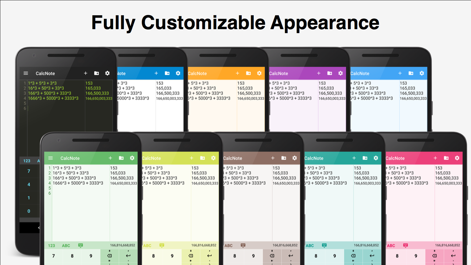 Android application CalcNote Pro - Math Calculator screenshort