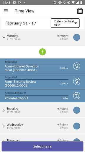 Android application Kimble 2.0 screenshort