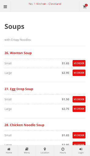 No. 1 Kitchen Cleveland Order Screen 3