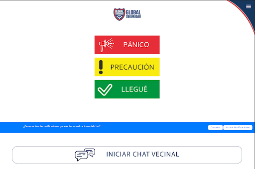 Global Seguridad Vecinales V2 Screen 3