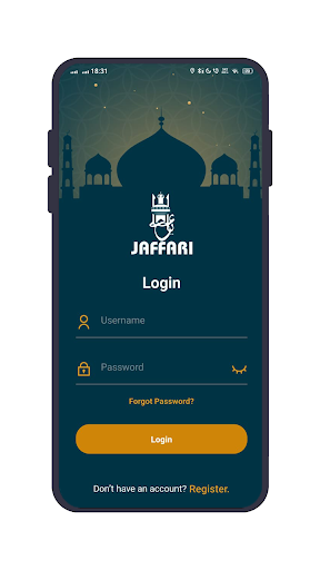 Android application Jaffari Center of Atlanta screenshort
