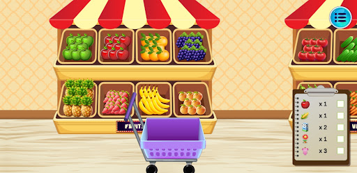 Android application Supermarket Shopping Game screenshort
