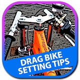 Drag Bike racing setting tips icon
