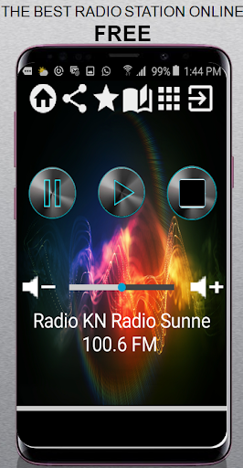 Android application SV Radio KN Radio Sunne 100.6 screenshort
