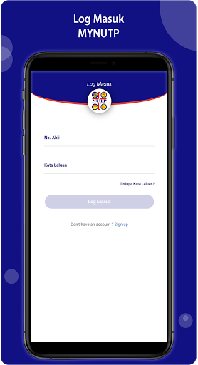 MyNUTP Screen 2