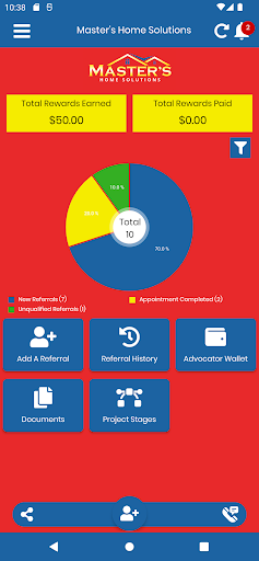 Masters Home Solutions Screen 3