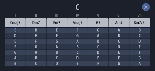 KChords Screen 3