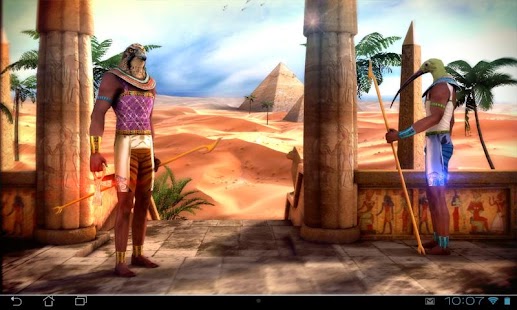 Египат 3Д Про жива позадина Снимак екрана