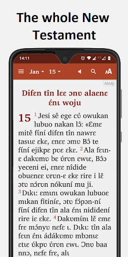 Bible in Abidji - with audio Screen 2