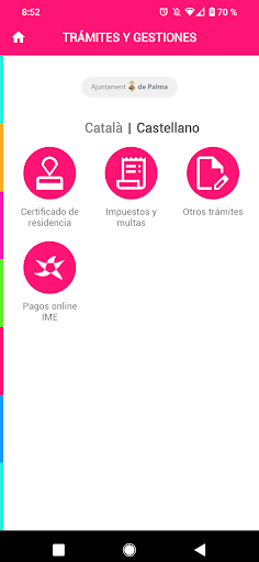 PalmaApp Screen 2