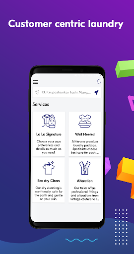 La La Laundry Customers App Screen 3