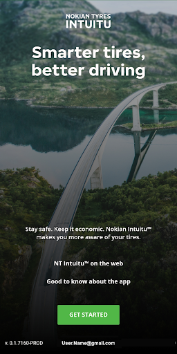 Android application Intuitu by Nokian Tyres screenshort