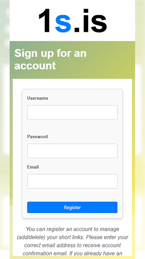 URL Shortener Screenshot 2 - AppWisp.com
