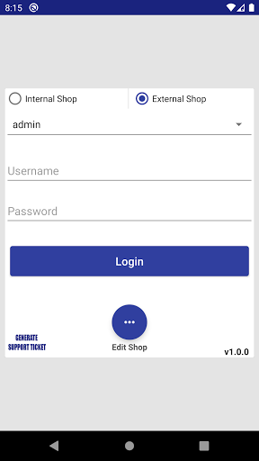 GloPosNet UK - POS Manage Screen 2