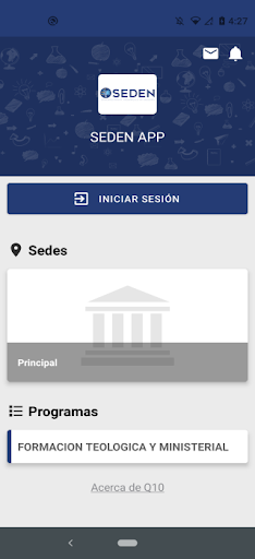 Android application SEDEN APP screenshort