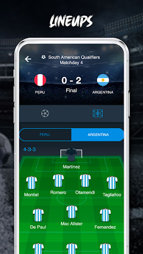 South american qualifiers Screen 3