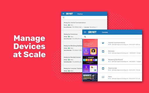 Skykit Player Screen 2