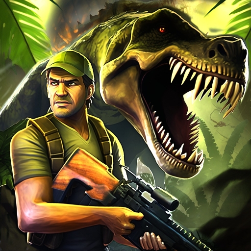 Jurassic dinosaur hunting game