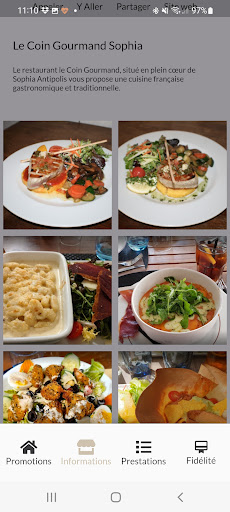 Le coin Gourmand Sophia Screen 3