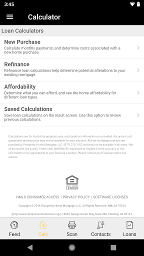 HomeService Lending Screen 2