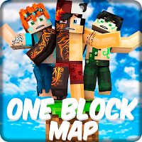 One Block Survival MCPE Maps