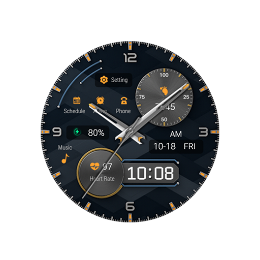 Simple Blue For Wear OS logo