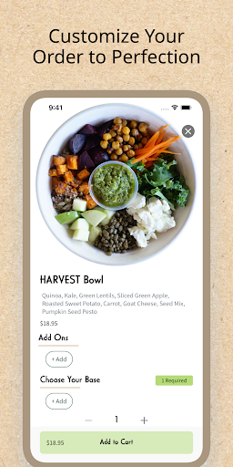 HARVEST Clean Eats Screen 3