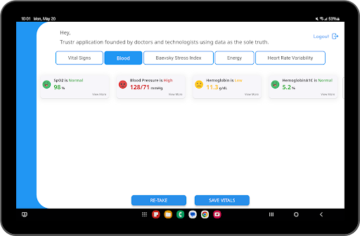 Trustr Kiosk JITM Screenshot