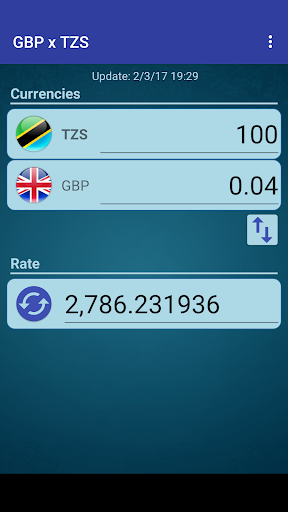 Pound GBP x Tanzanian Shilling Screen 2