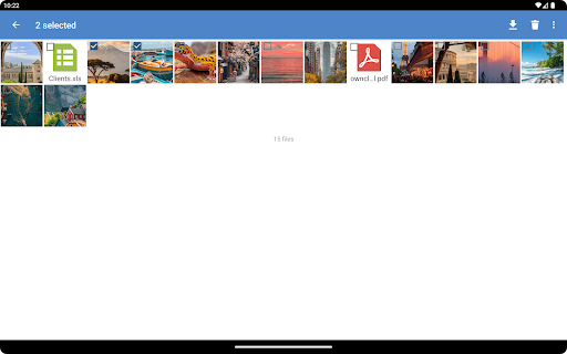 Screenshot of ownCloud