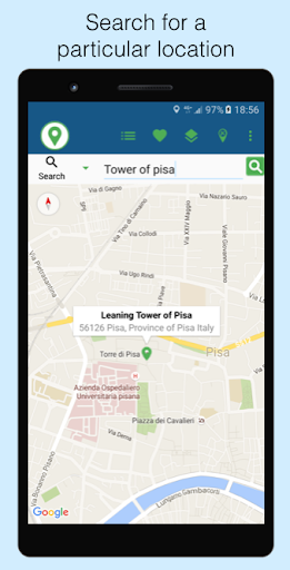 Locator - Find Places Screen 3