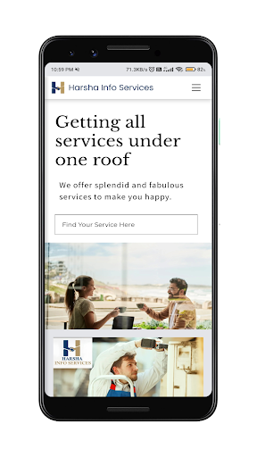 Harsha Info Services Screen 2