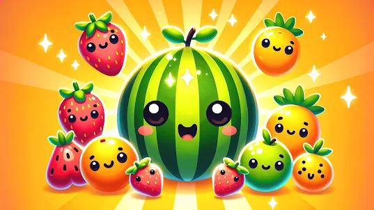 Watermelon Merge Fruit Puzzle