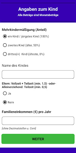 Kitas Gebührenrechner Vilbel Screen 2