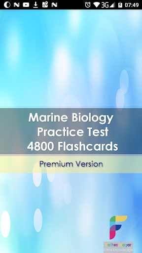 Android application Marine Biology Exam Review screenshort