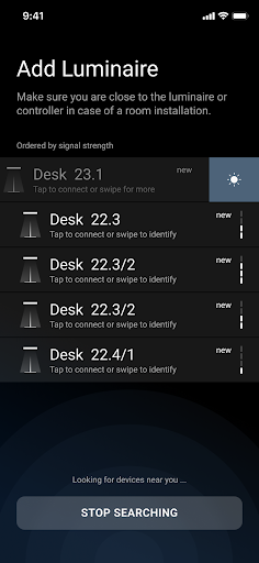 Android application DIMLITE pro G2 Remote screenshort