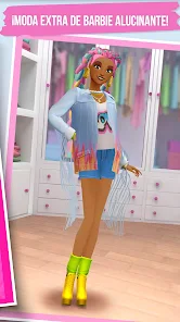 Disfraz caja de Barbie™ 3D mujer
